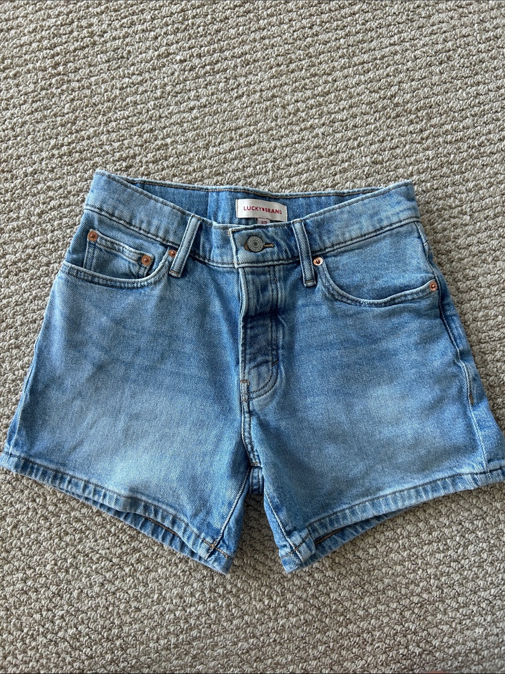 Lucky Brand Light Blue Denim Jean Shorts